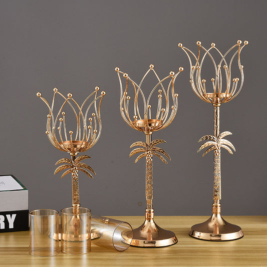 Candle Holder Dining Table Candle Light Dinner Candle Holder Decoration