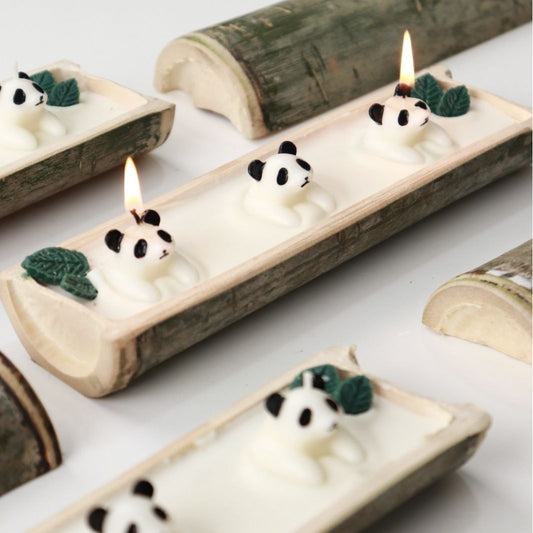 Good Night Panda Aromatherapy Candle Photo Companion Gift