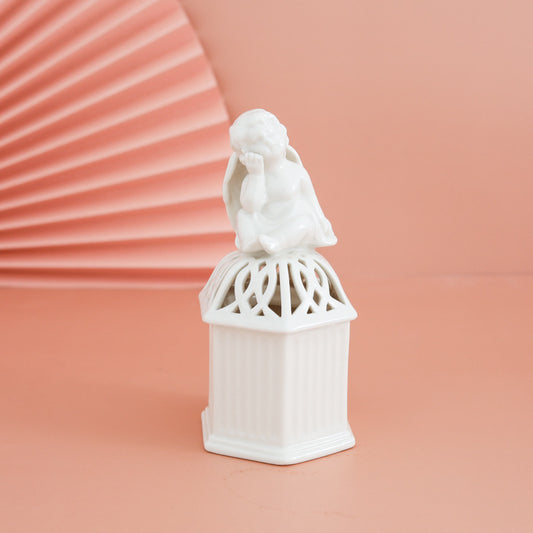 Little angel hollow candle holder